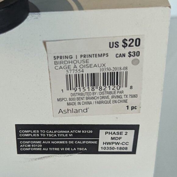 NWT Chirpy's Ice Cream Food Truck Bird House Michael's Ashland Summer Garden RWB - Picture 12 of 12